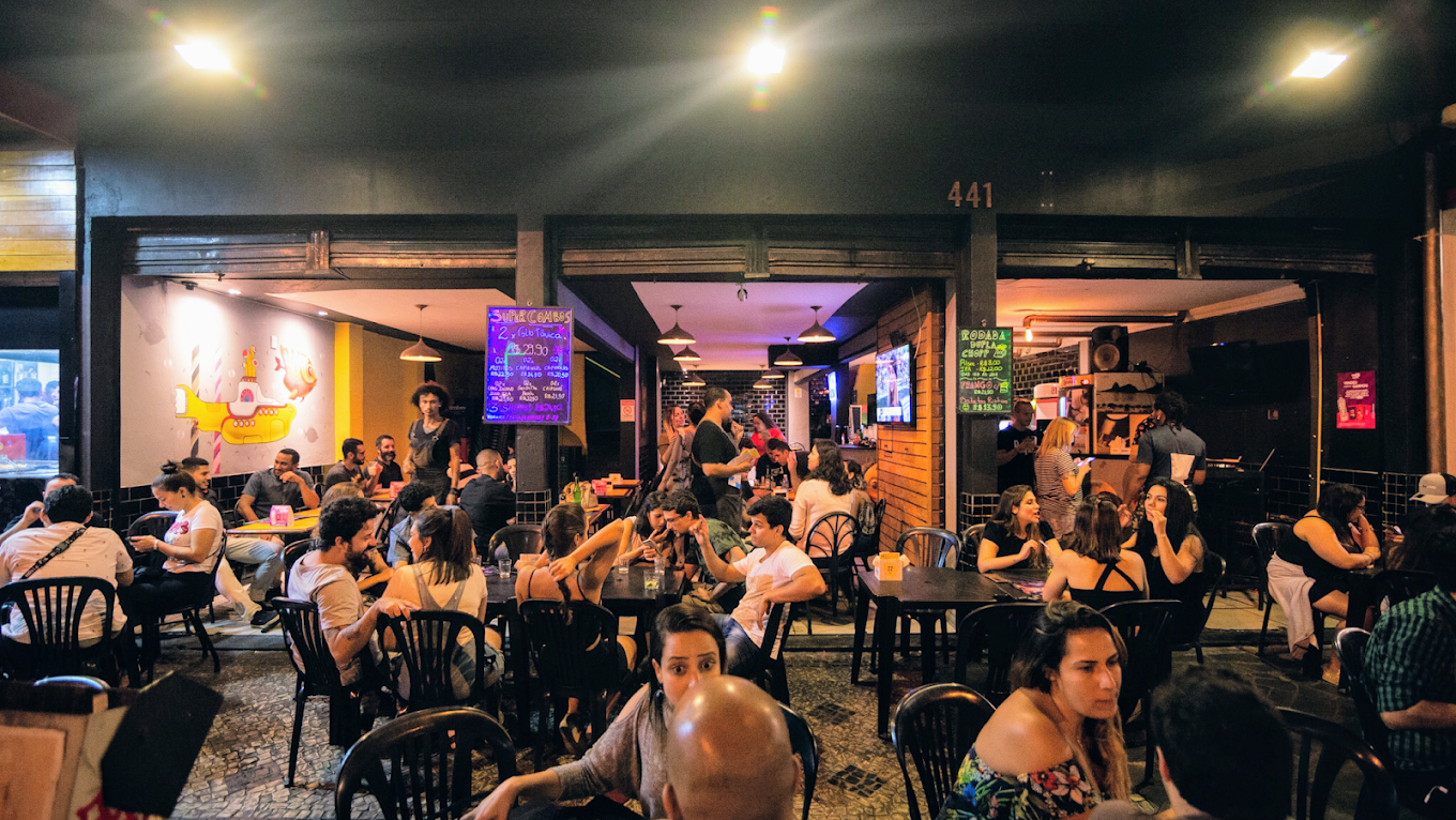 Yellow pub